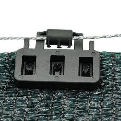 10 Pcs. Plastic Hook, Color Black, SKU MAC-NERO