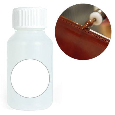 Leather Edge Paint, Medium Density, White 001 100 ml