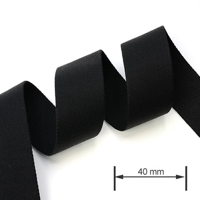 1 Meter Premium Webbing 40 mm, Black