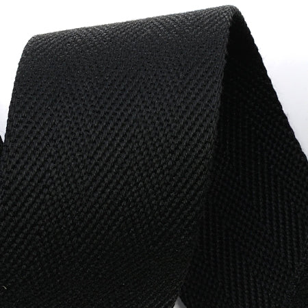 1 Meter Textured Webbinng 40 mm, Black