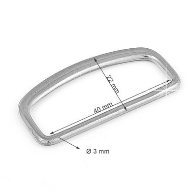 Inel D4 cm Culoare Argintiu  