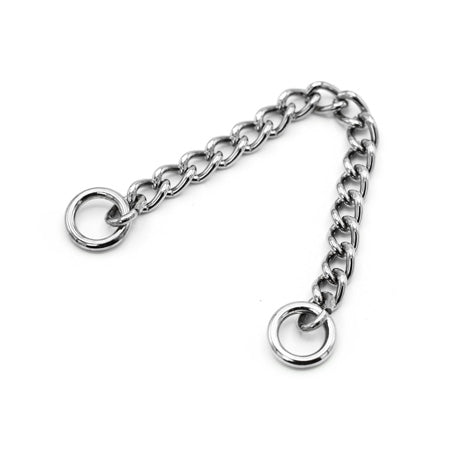 3 Pcs. Chain with Endlinks, Length 85 mm, Color Shiny Nickel, SKU 59/A-NKL