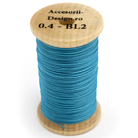 Handsewing Thread 0.4 mm, 80 m, Light Blue BL2