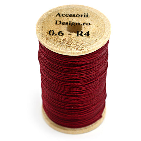 Handsewing Thread 0.6 mm, 45 m, Red R4