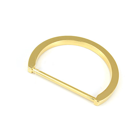 4 Pcs. D Ring Size 15, Color Shiny Gold, SKU C9818-A-ORL