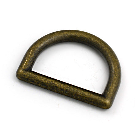 10 Pcs. D Ring, Size 25 mm, Color Old Brass, SKU FZ28/25-OANZ