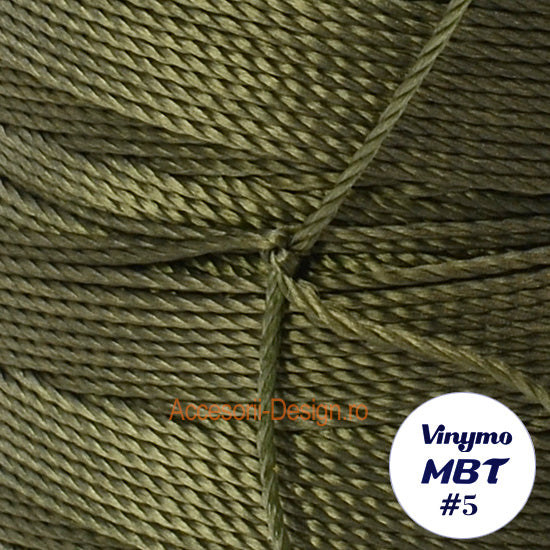 Vinymo MBT #5 Kaki 136, Handsewing Thread 0.5 mm, 100 m