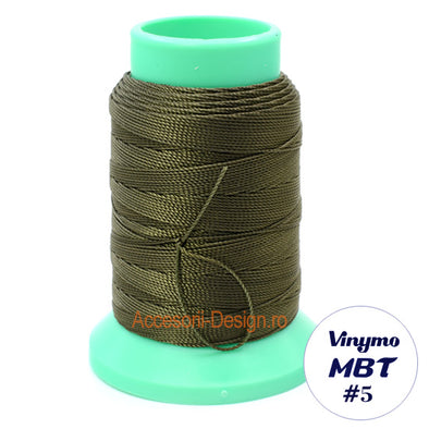 Vinymo MBT #5 Kaki 136, Handsewing Thread 0.5 mm, 100 m