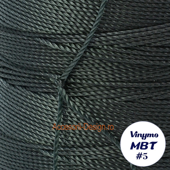 Vinymo MBT #5 Dark Grey 32, Handsewing Thread 0.5 mm, 100 m