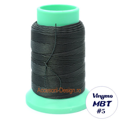 Vinymo MBT #5 Dark Grey 32, Handsewing Thread 0.5 mm, 100 m