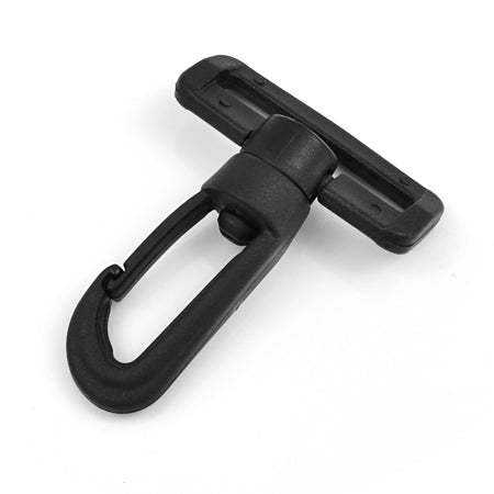 2 Pcs. Plastic Hook, Color Black, Size 40 mm, SKU MGR40-NERO