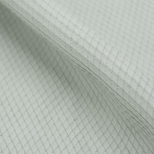 25x35 cm Leather Panel, Python Print Cream, Soft, 0.6 mm