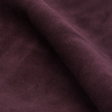 25x35 cm Suede Panel Black, Soft, 1.2 mm