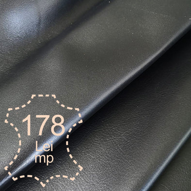Leather Nappa Black, Soft, 1.3 mm, over 1.5 sqm