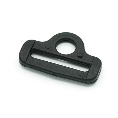 10 Pcs. Plastic Rectangle Ring, Color Black, Size 30 mm, SKU RCF30-NERO
